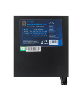 Coolbox Gaming Fuente Al. DeepPower 650w 80+bronze