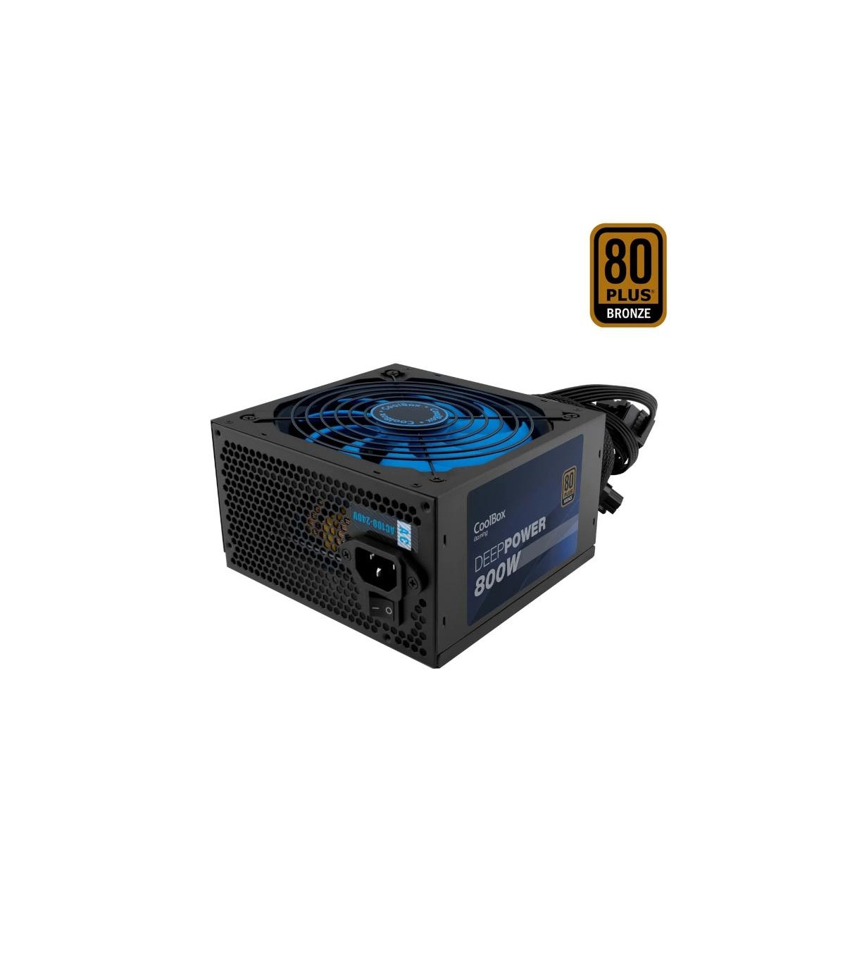 Coolbox Gaming  Fuente Al. DeepPower 800w 80+bronz