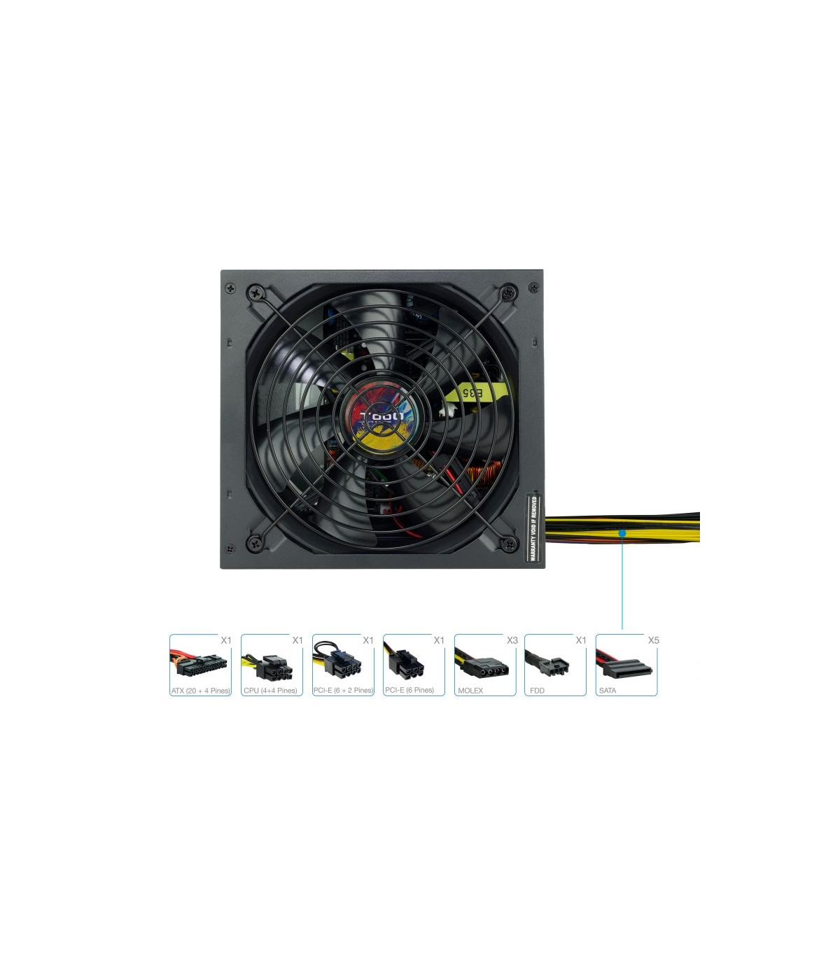 Tooq Fuente Alimentación TQAPOLO-700SP 700W