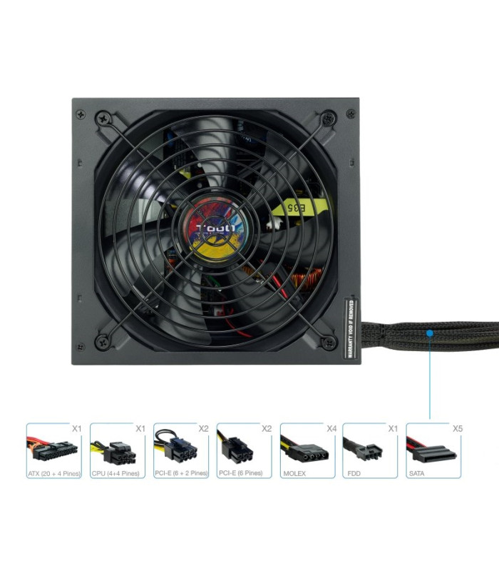 Tooq Fuente Alimentación TQAPOLO-750SP 750W