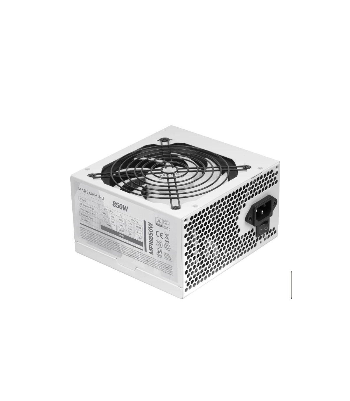 Mars Gaming Fuente MPIII 850W Ultra silent