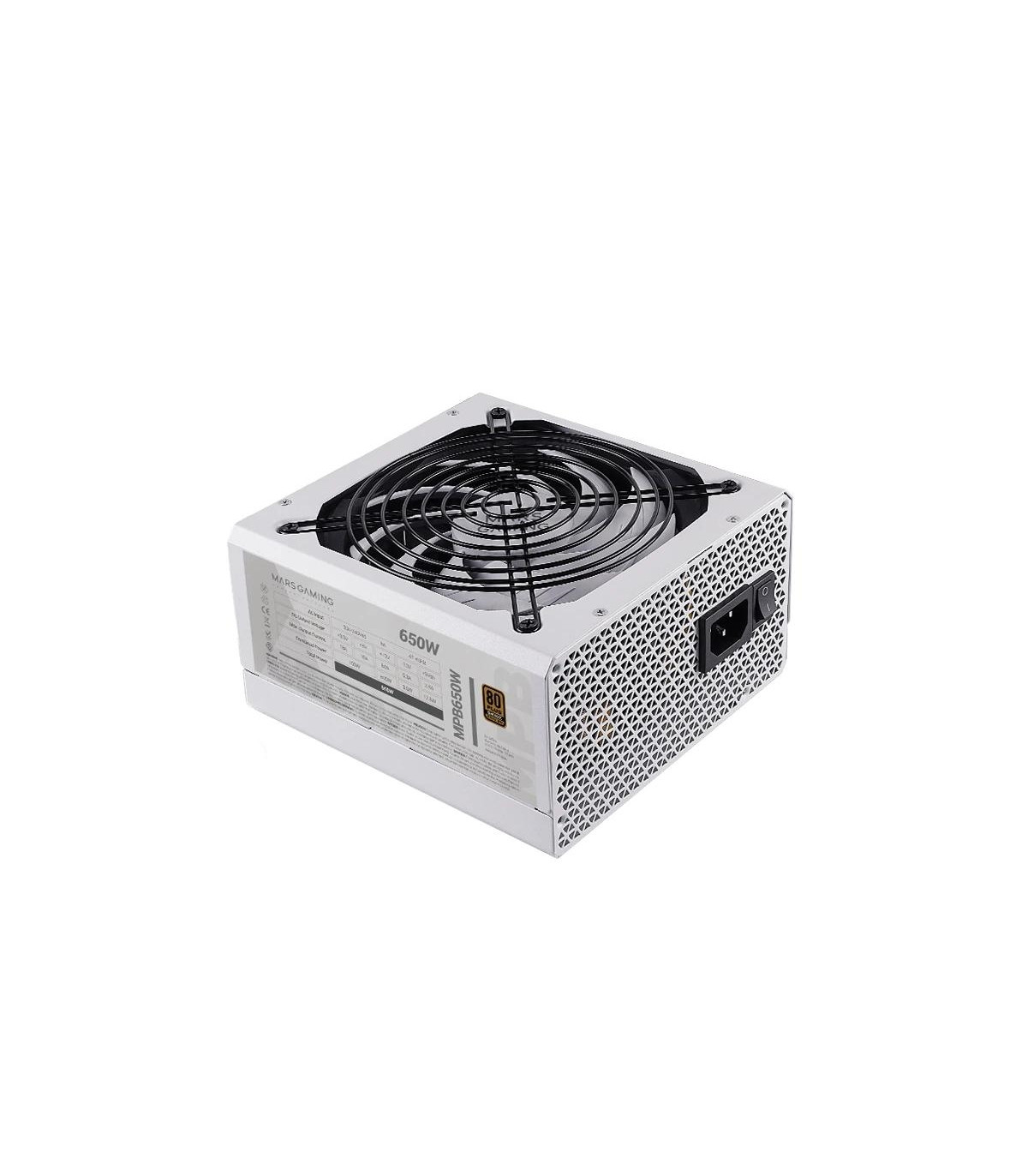 MARS GAMING PSU 650W,DC-DC & SMD TECH,7A GARANTIA