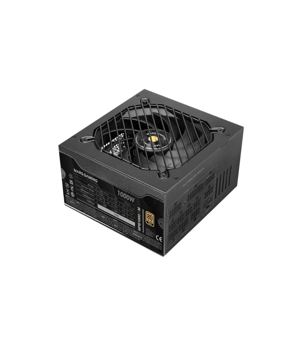 MARS GAMING Fuente Alimen.1000W Atx3.1 FullMod Psu