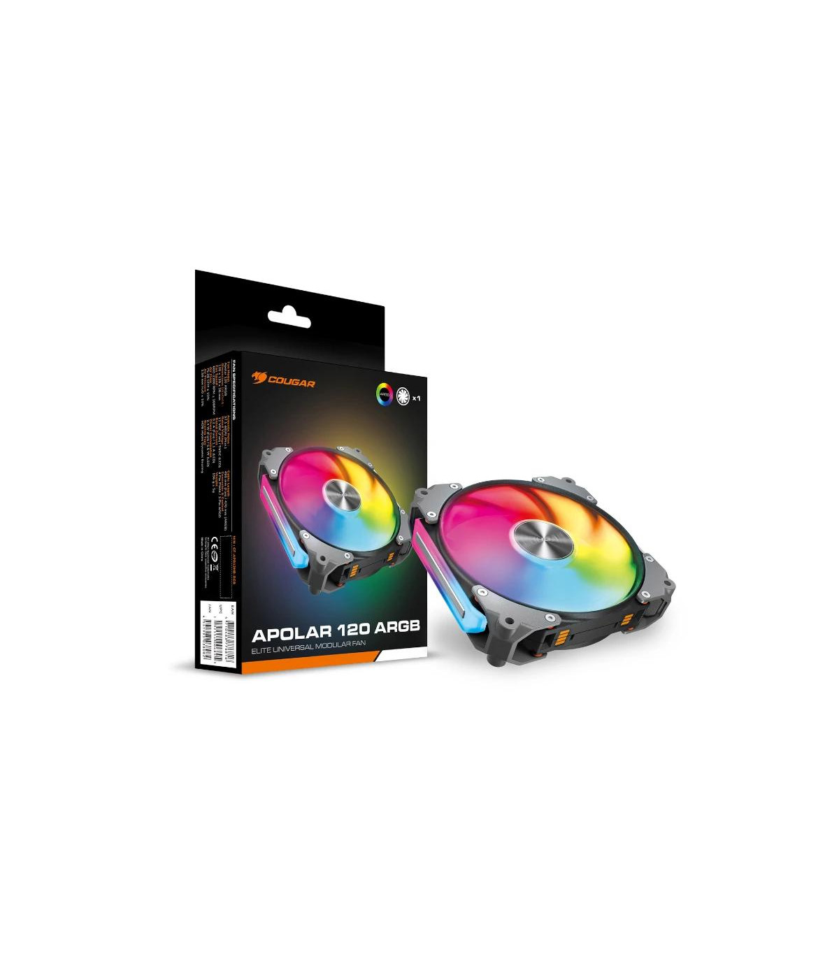 Cougar Ventilador Modular Apolar 120 Argb