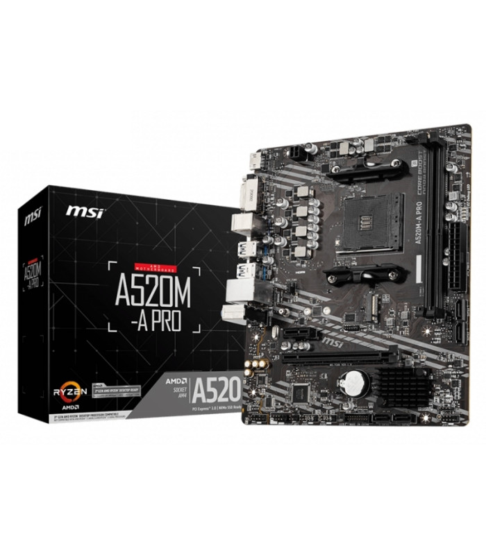 MSI Placa Base A520M-A PRO mATX AM4