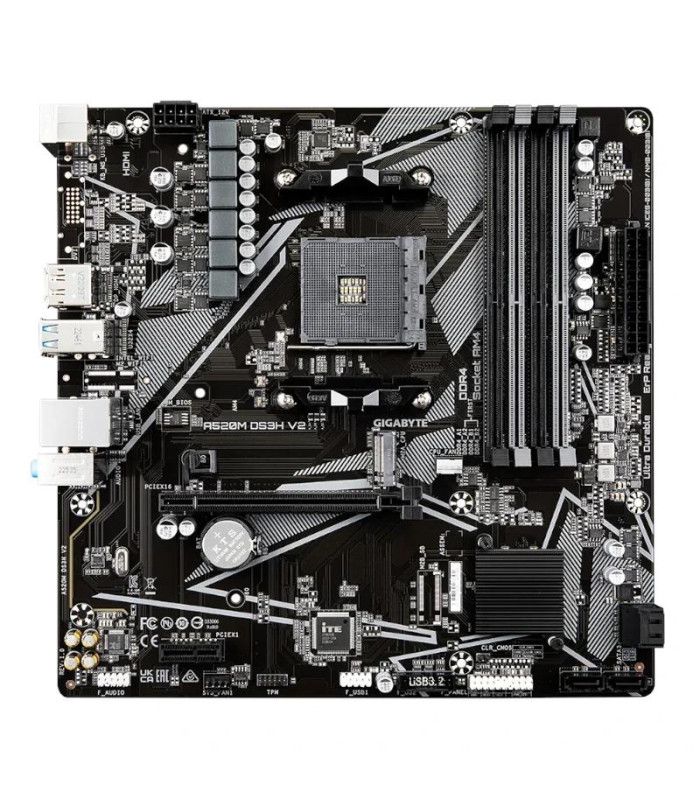 Gigabyte Placa Base A520M DS3H V2  mATX AM4