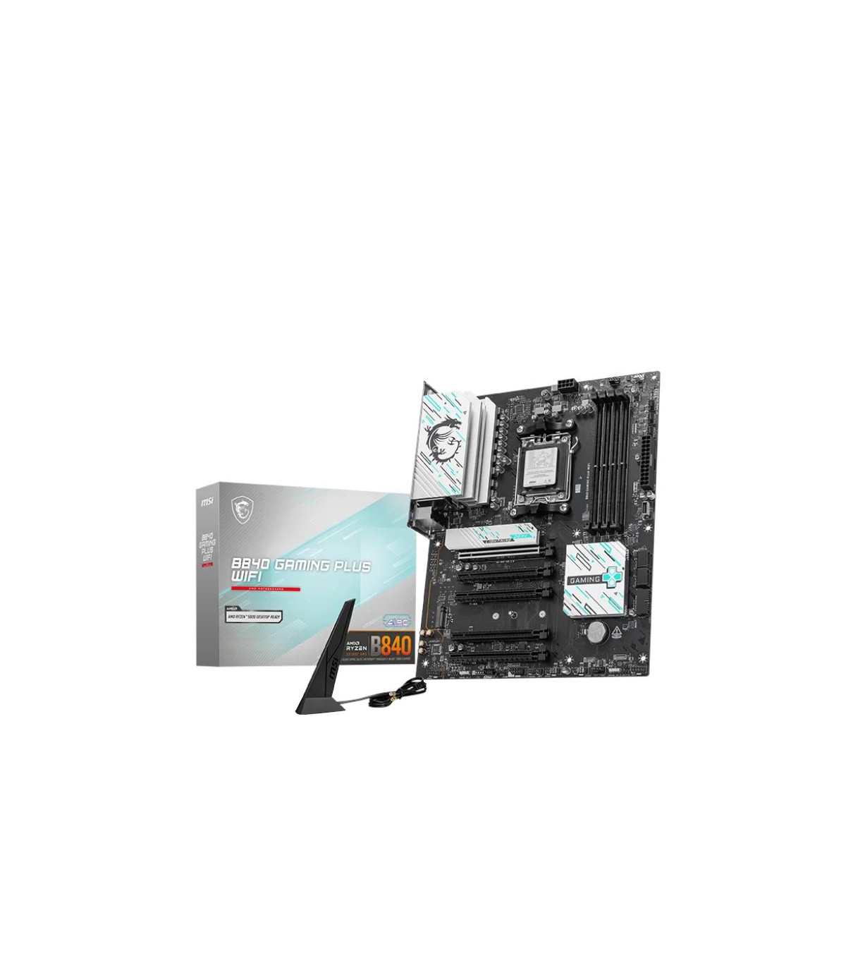MSI Placa Base B840 GAMING PLUS WIFI DDR5 ATX AM5