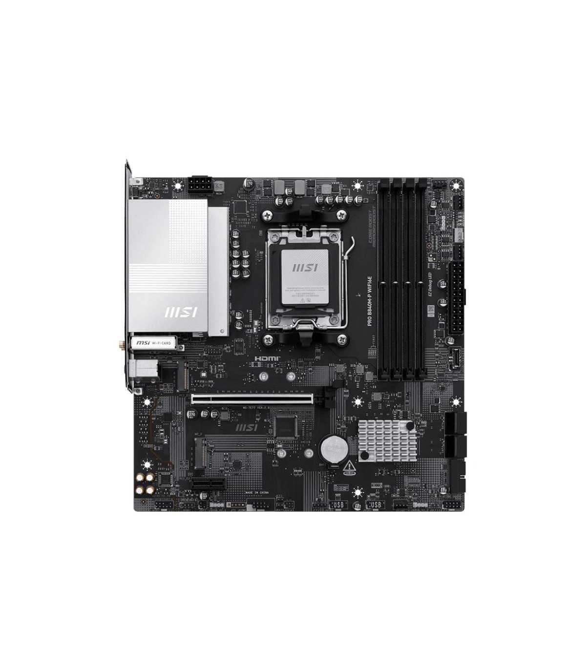 MSI Placa Base PRO B840M-P WIFI6E DDR5 mATX