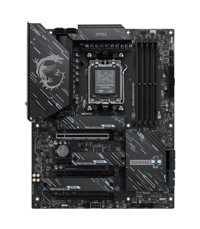 MSI Placa Base X870E GAMING PLUS WIFI DDR5 ATX