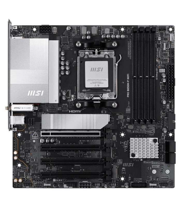 MSI Placa Base PRO B850M-P DDR5 WIFI AM5