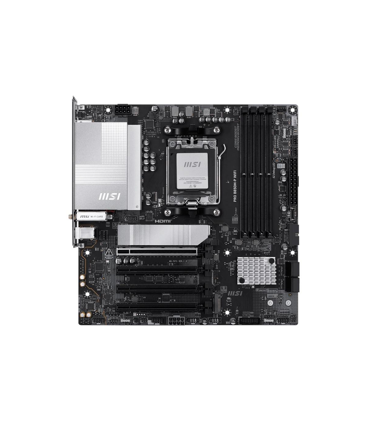 MSI Placa Base PRO B850M-P DDR5 WIFI AM5