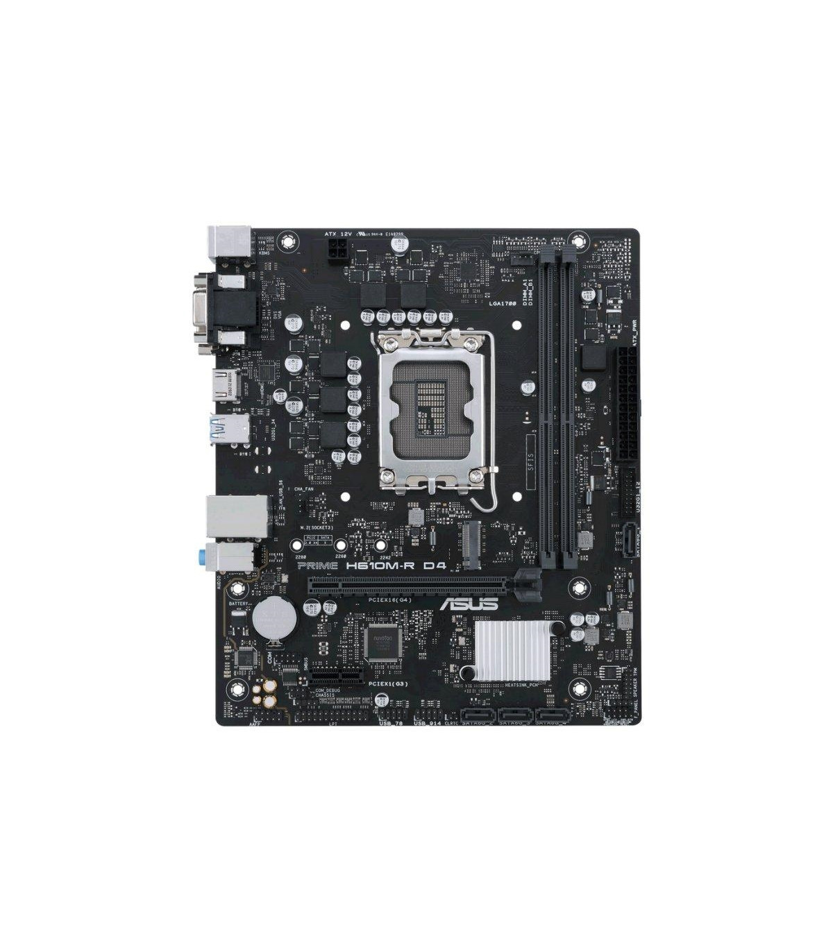 ASUS Placa Base PRIME H610M-R D4  mATX 1700