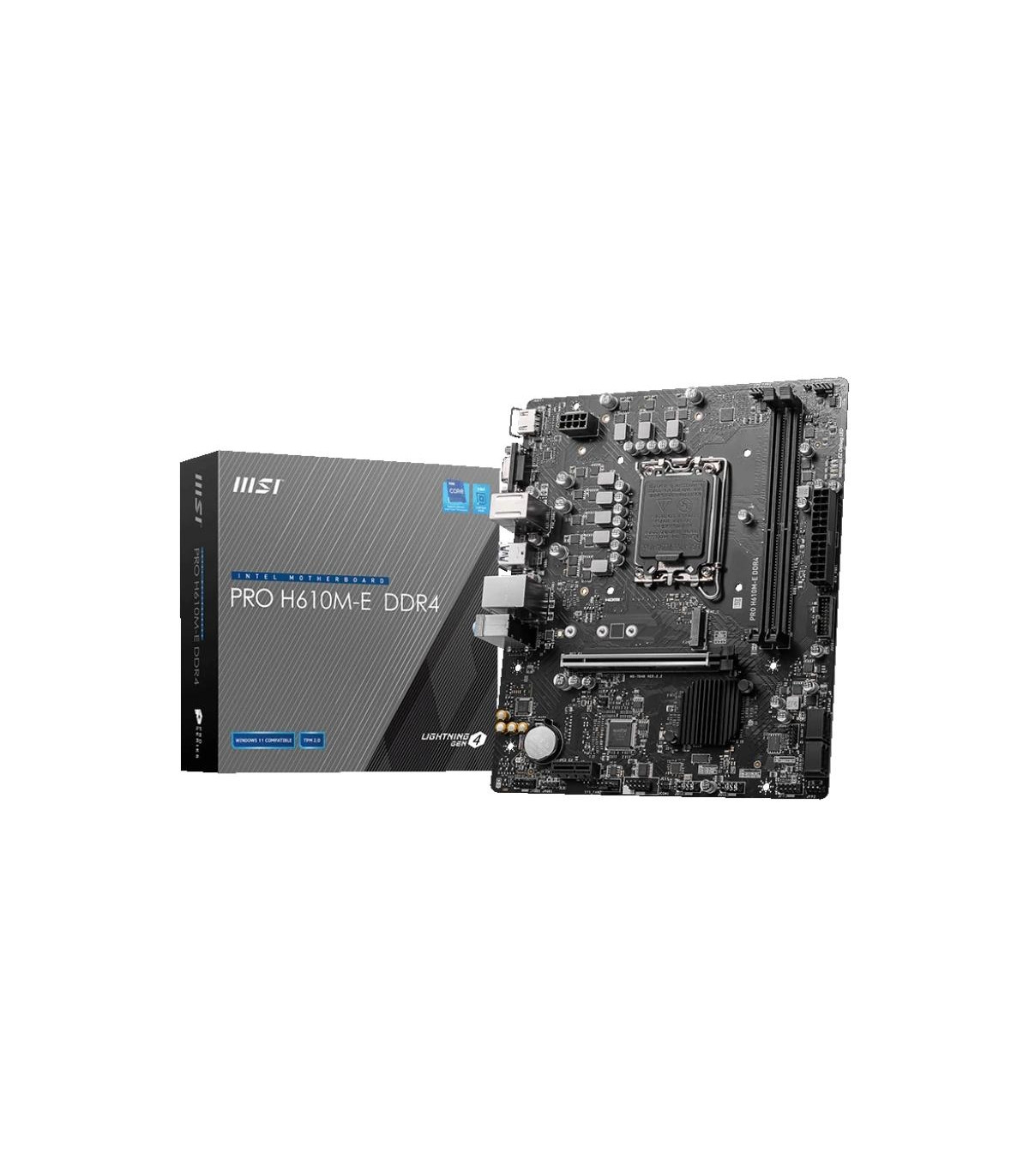 MSI Placa Base PRO H610M-E DDR4 mATX 1700