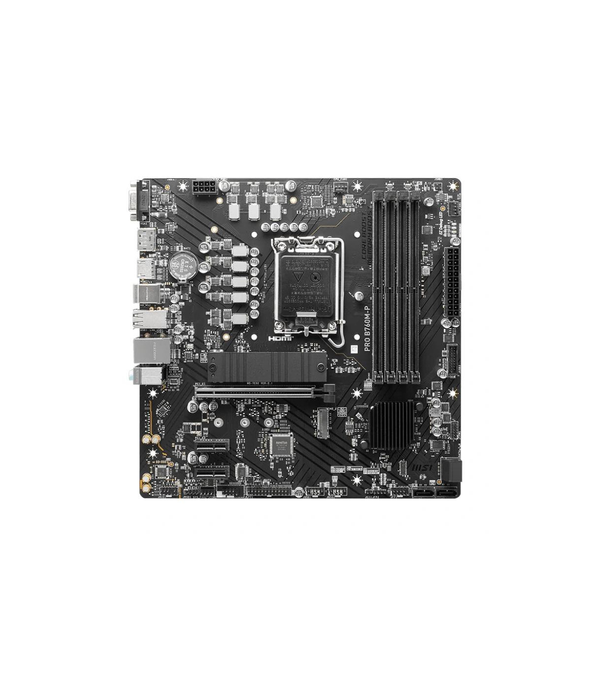 MSI Placa Base PRO B760M-P DDR5 mATX LGA1700