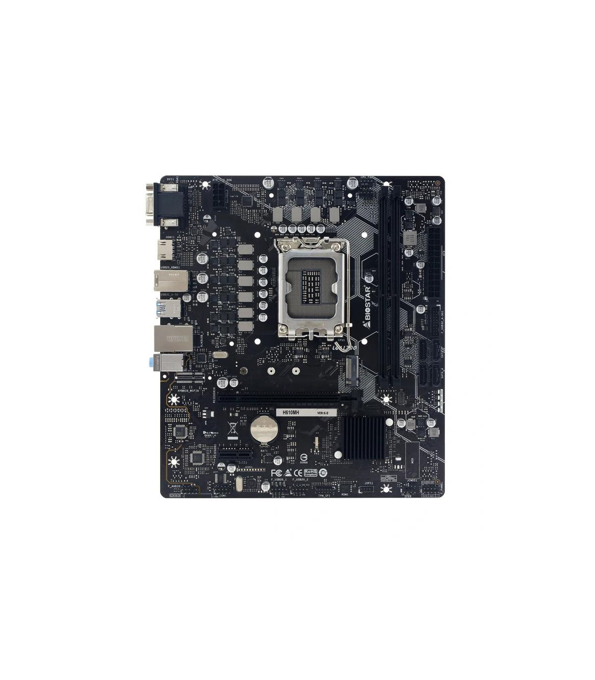 Biostar Placa Base H610MH D5 mATX LGA1700