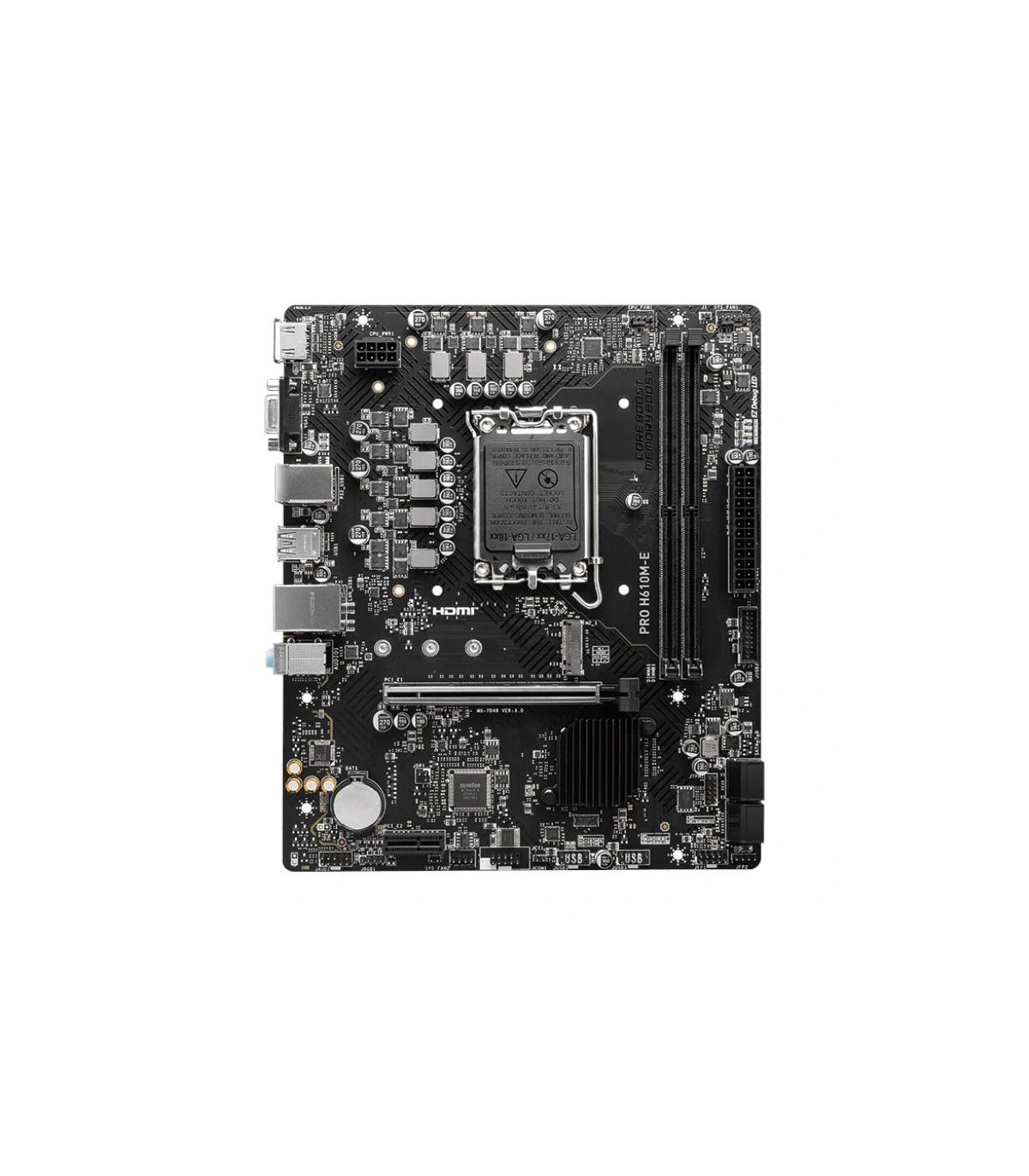 MSI Placa Base PRO H610M-E DDR5 mATX 1700