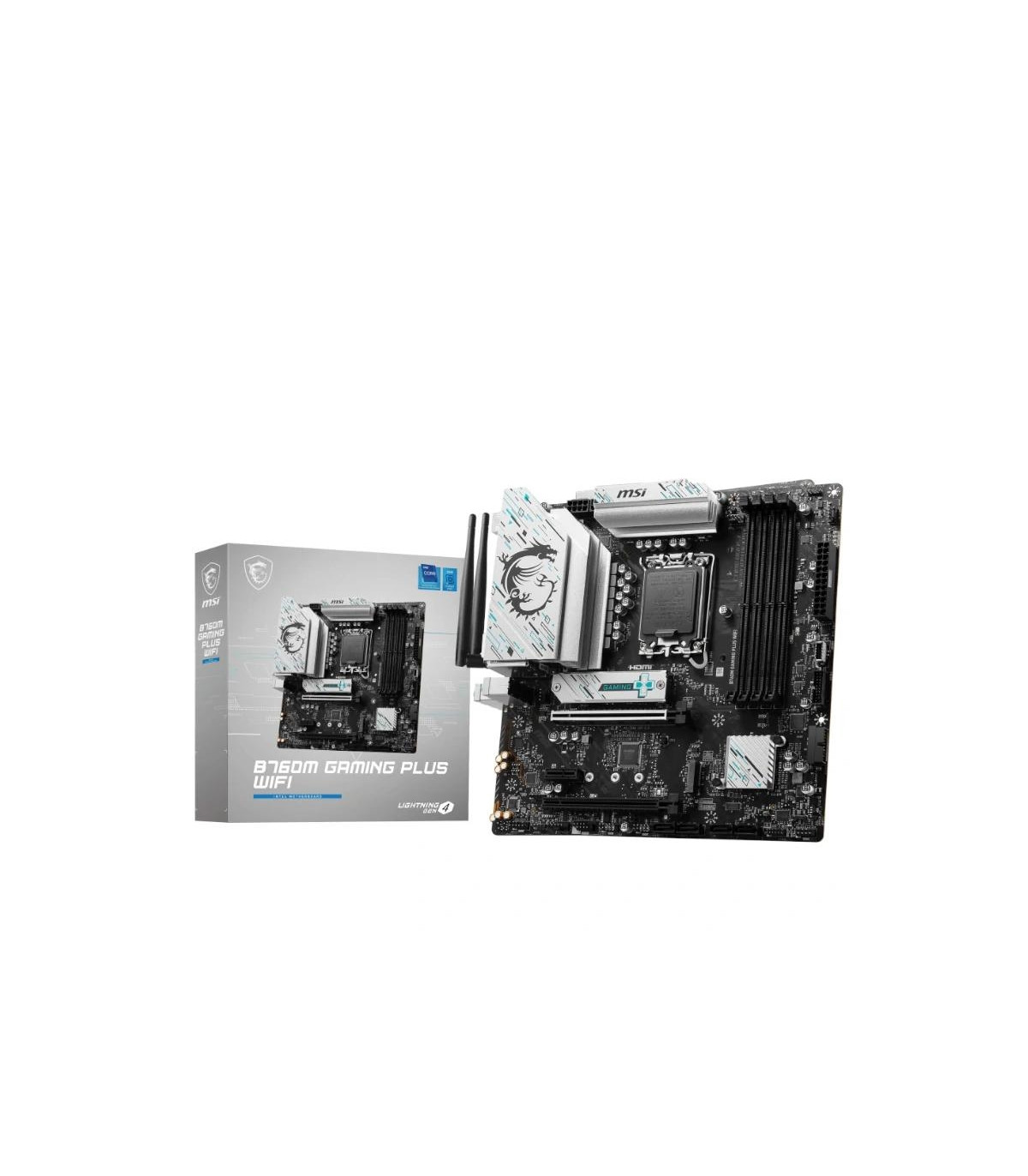 MSI Placa Base B760M Gaming Plus Wifi DDR5 LGA1700