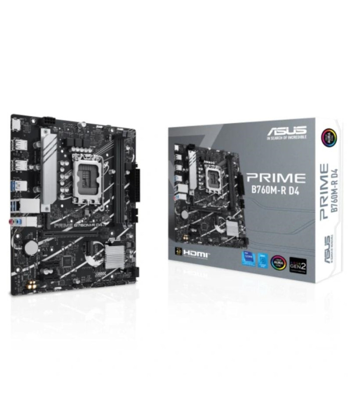ASUS Placa Base PRIME B760M-R D4 mATX 1700