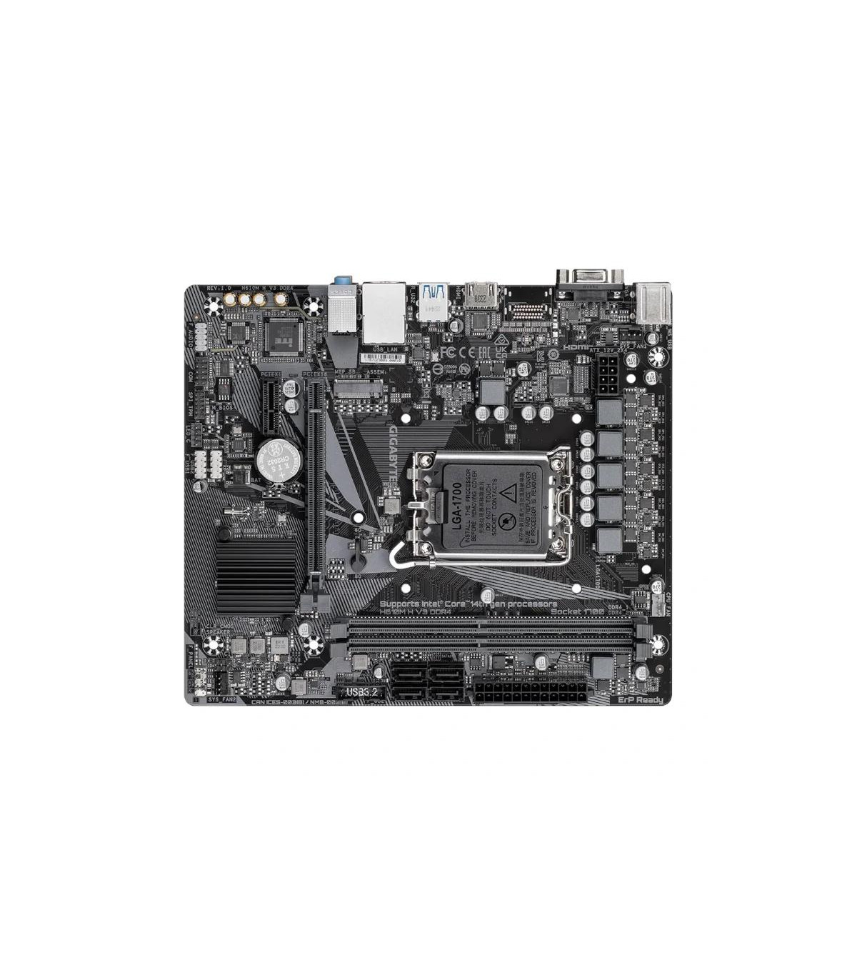 Gigabyte Placa Base H610M H V3 DDR4  mATX 1700