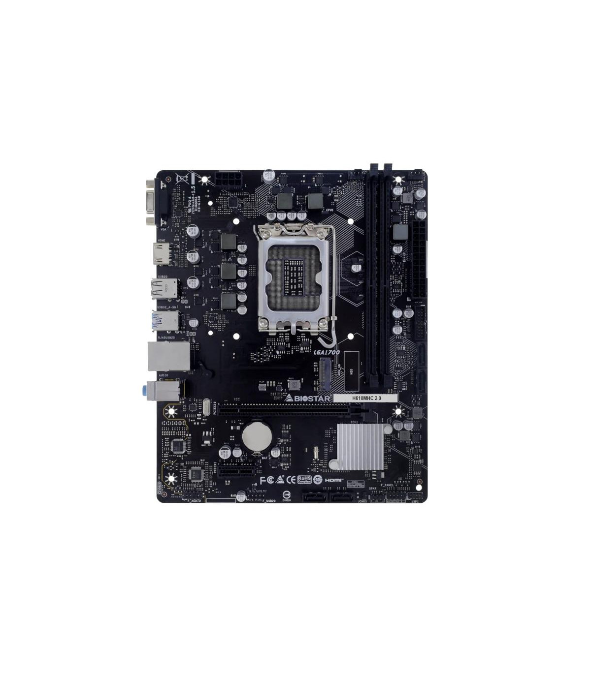 Biostar Placa Base H610MHC 2.0 DDR4 mATX LGA1700