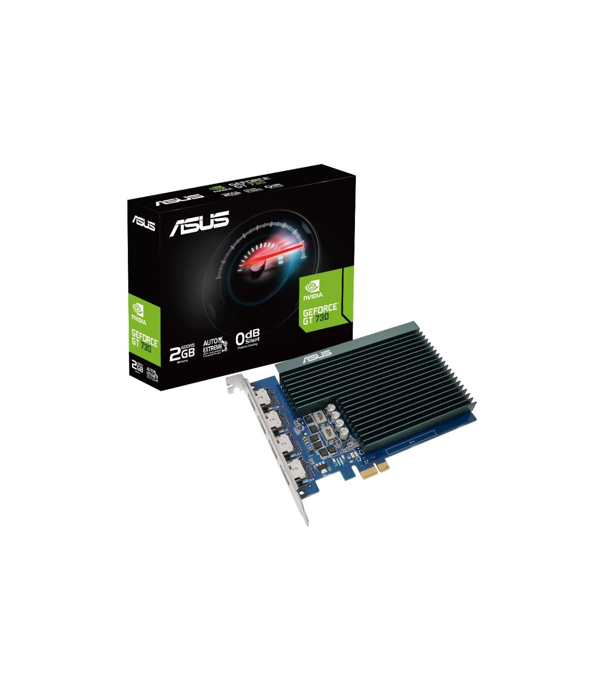 ASUS VGA NVIDIA GT 730 4H SL 2GD5 2GB 4 monitores