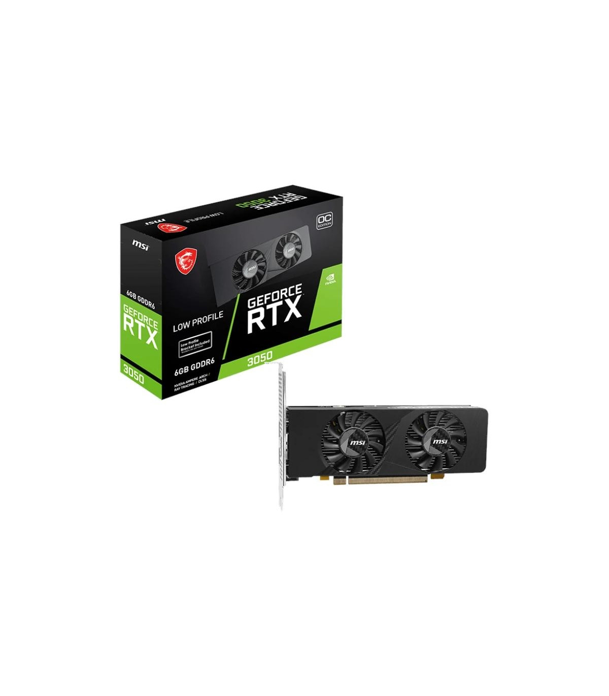 MSI VGA NVIDIA RTX 3050 LP E 6G OC DDR6