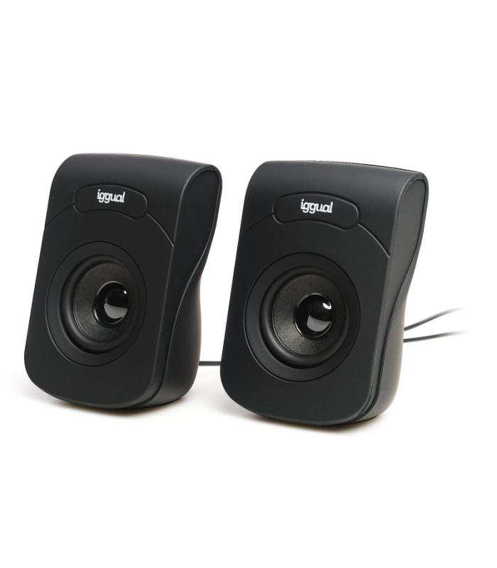 iggual Altavoces 2.0 6W mini-jack + USB