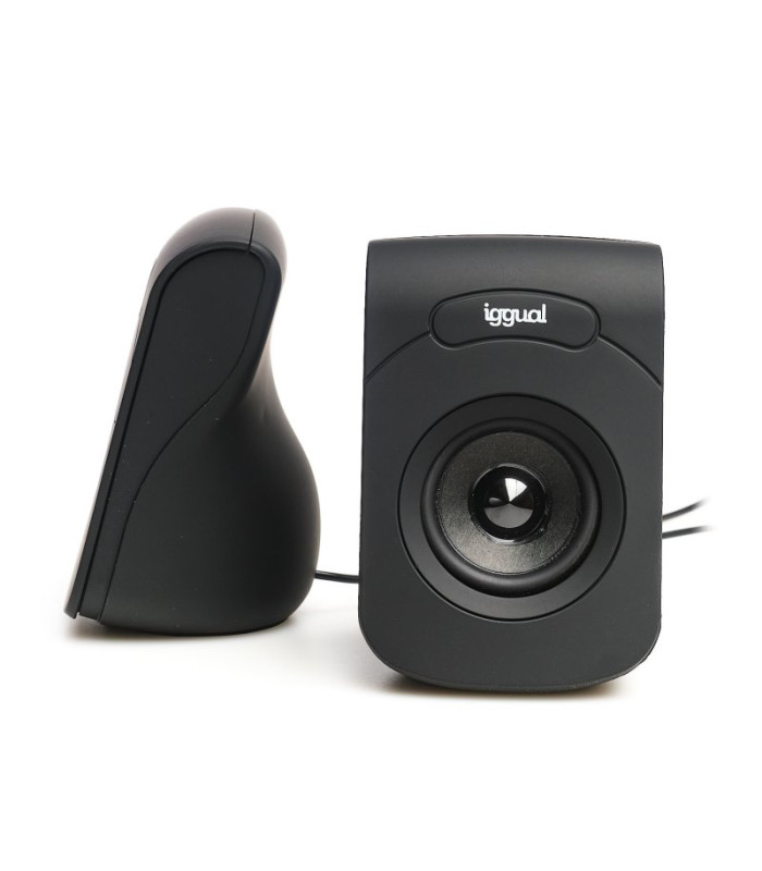 iggual Altavoces 2.0 6W mini-jack + USB