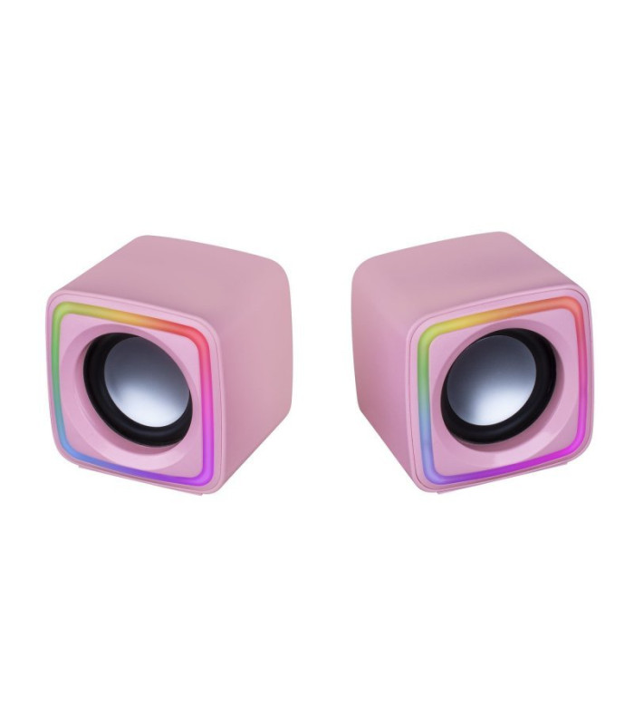 MARS GAMING Altavoces MSCUBE Premium 8W Pink