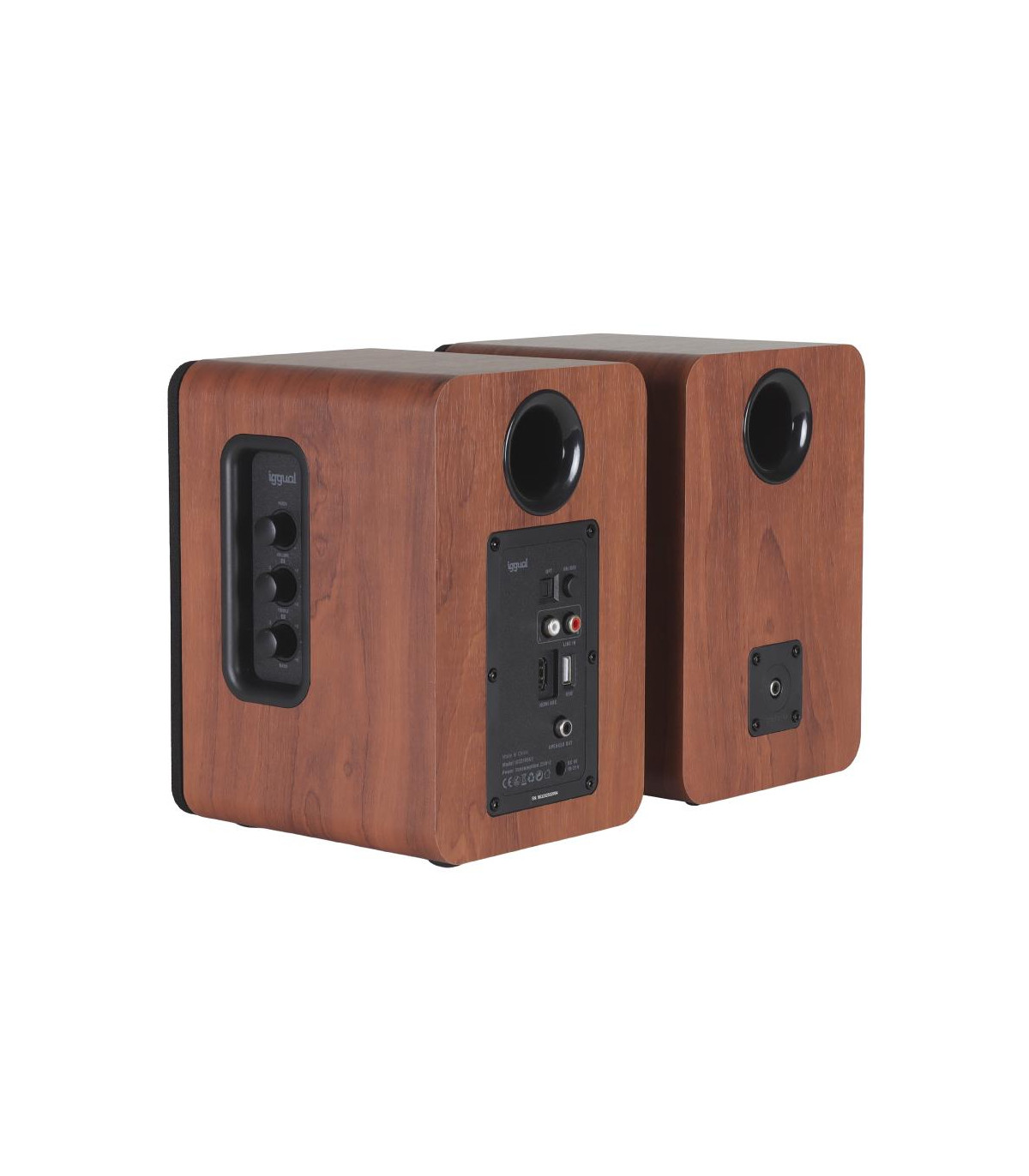 iggual Altavoces 2.0 50W Bluetooth 5.3 Home Studio