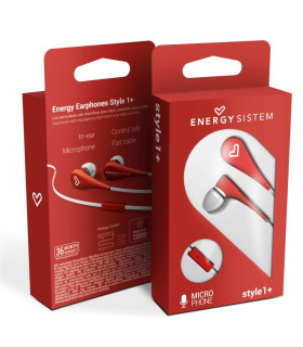 Energy Sistem Auricular Intrauditivo Style 1 Rojo