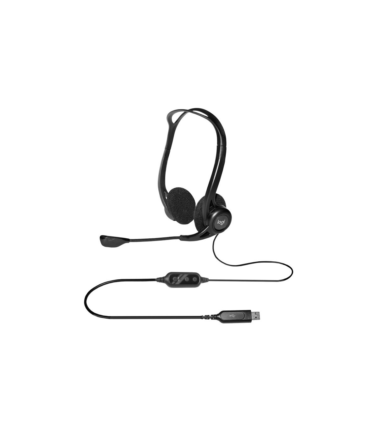 Logitech PC960M Auricular USB Suspension Ruido