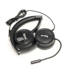 iggual Auriculares con micro Dual Tech USB/3,5 mm