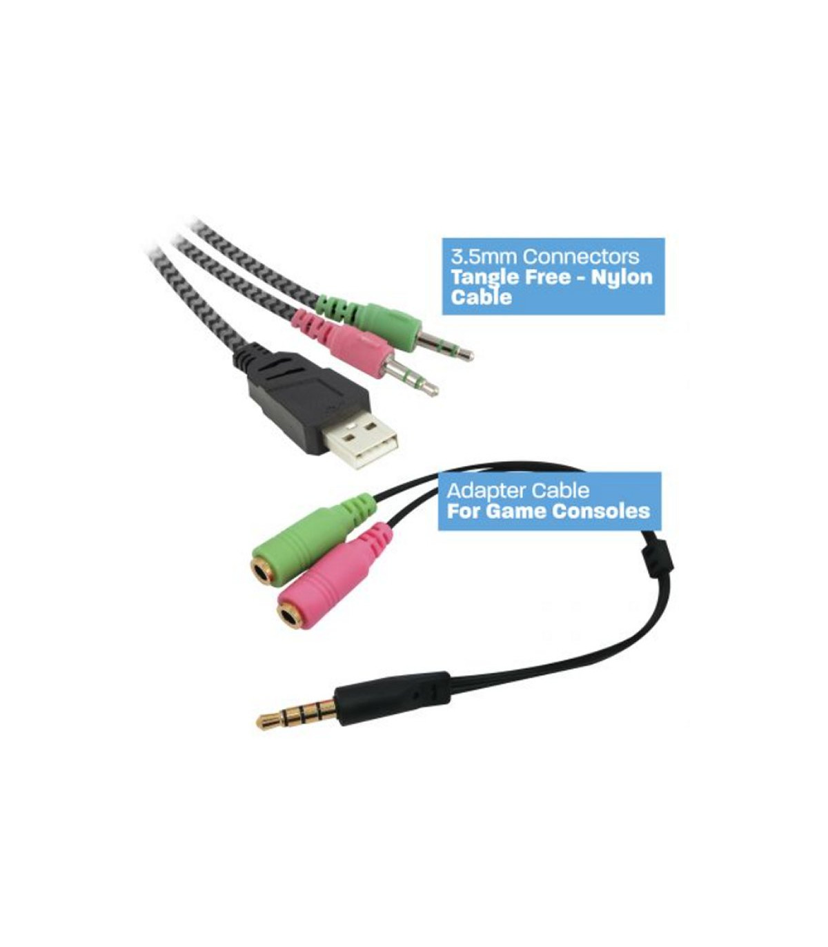 Ewent Auricular PL3321 iluminación LED RGB