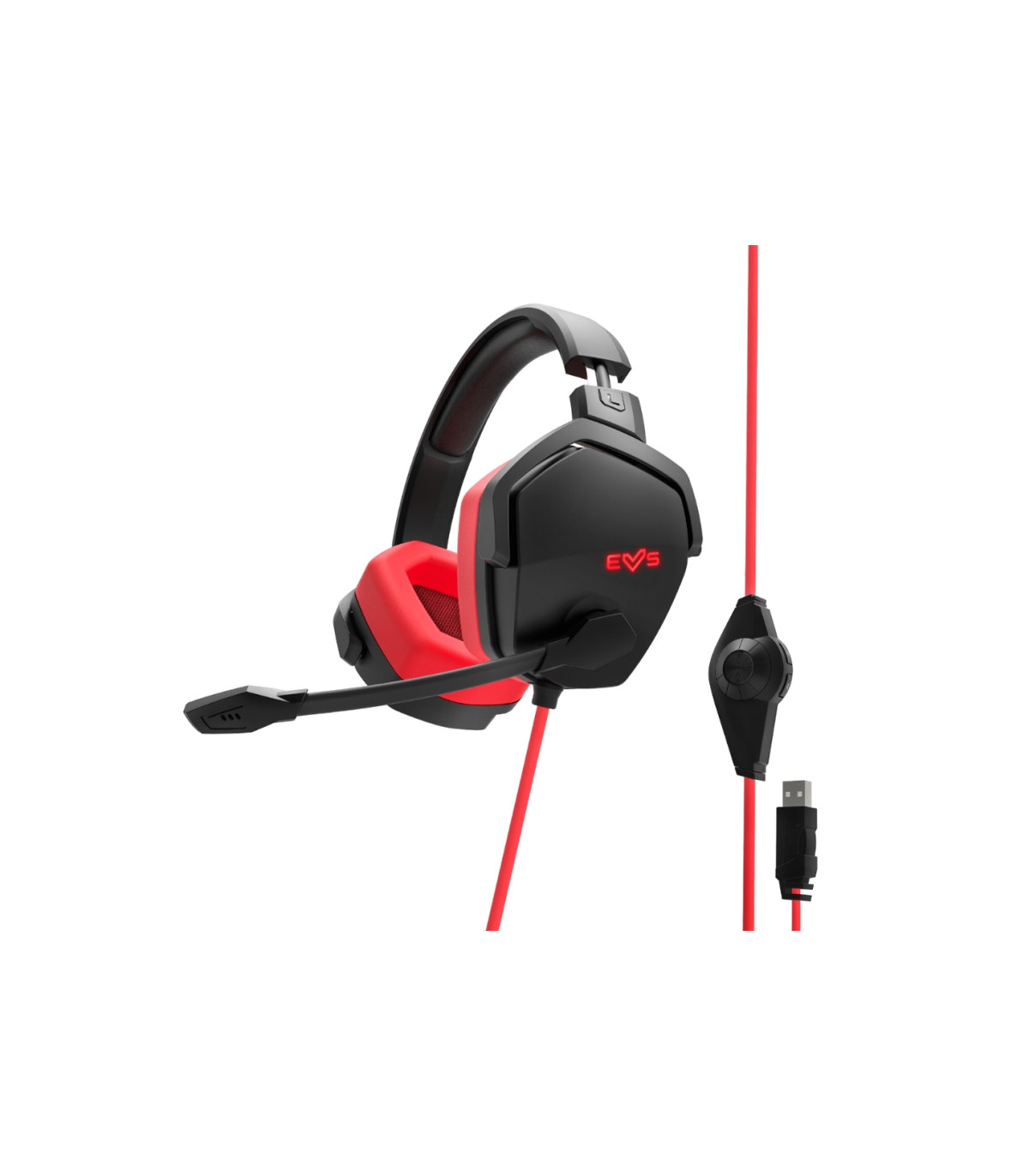 Energy Sistem Auriculares Gaming ESG 4 Sur 7.1 Red