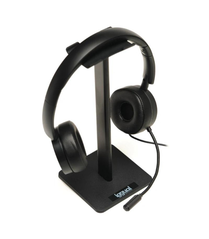 iggual Soporte para auriculares SA22 negro