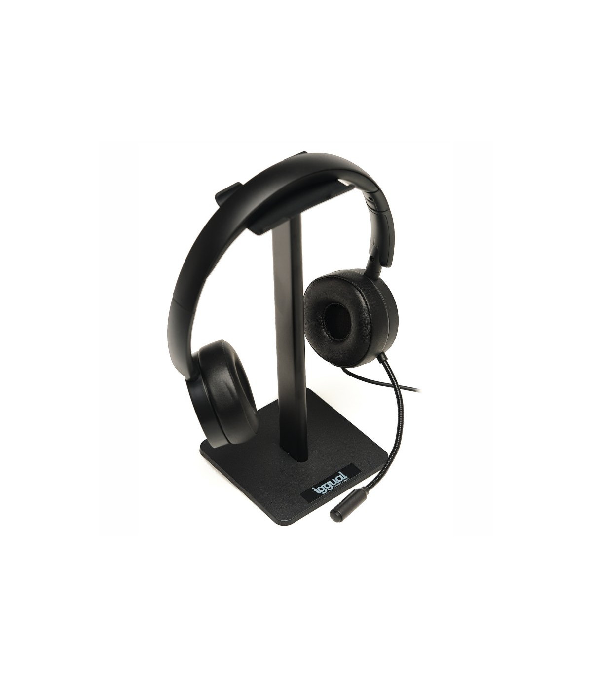 iggual Kit auriculares Dual Tech + soporte SA22