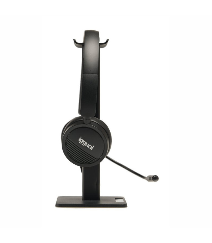 iggual Kit auriculares Dual Tech + soporte SA22