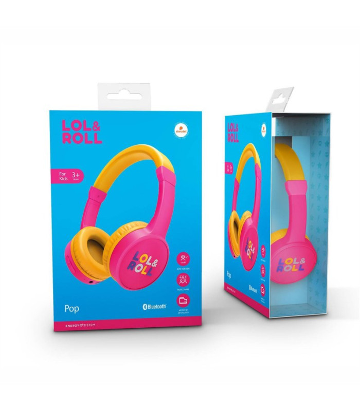 Energy Lol&Roll Auriculares Pop Kids Bt Pink