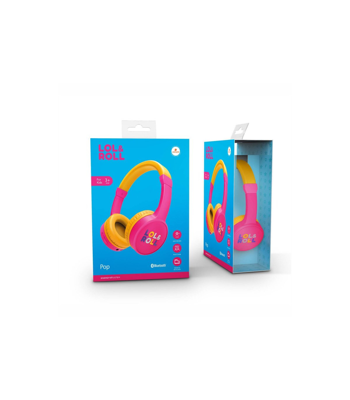 Energy Lol&Roll Auriculares Pop Kids Bt Pink