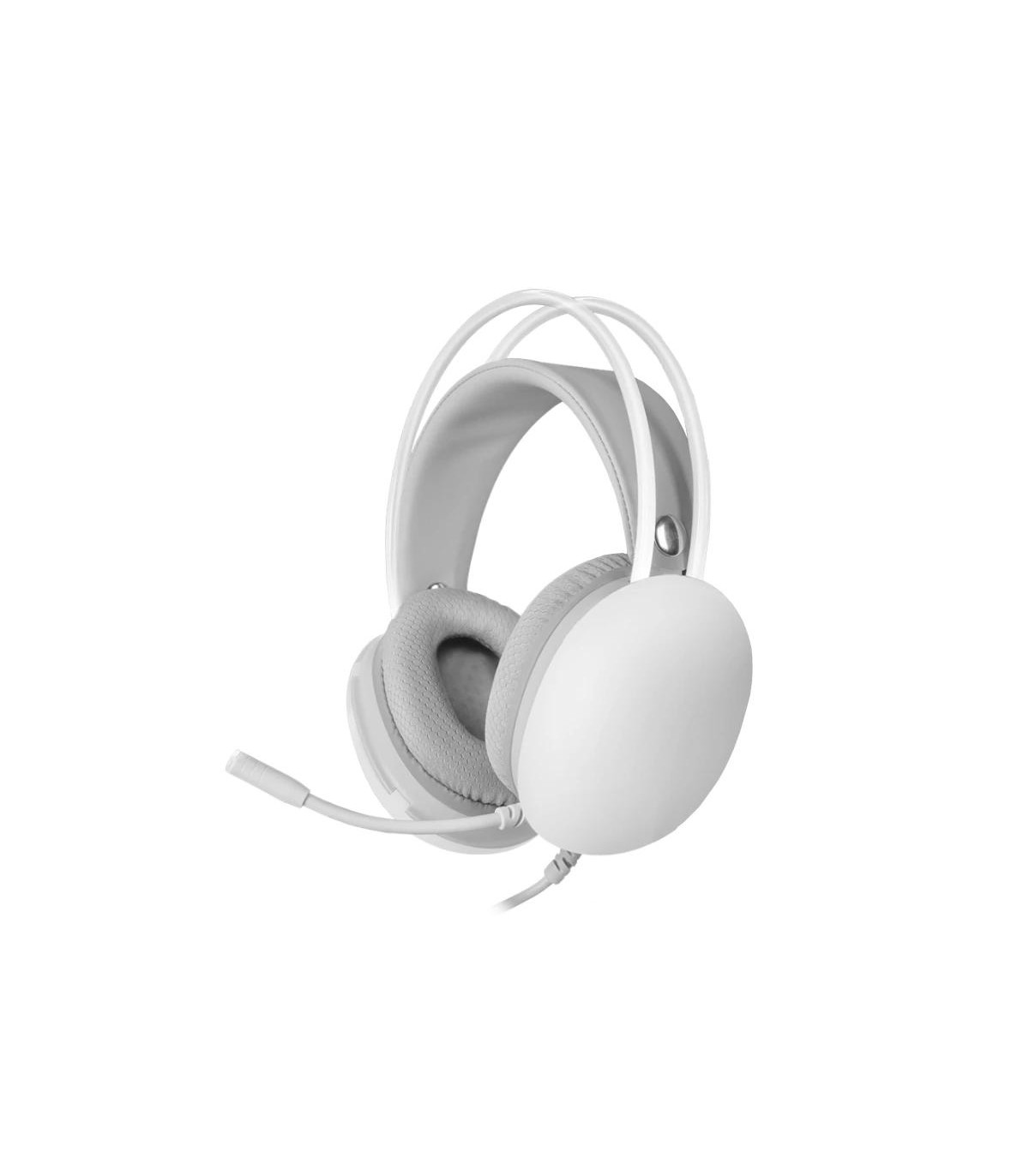 MARSGAMING Auriculares MH-GLOW PC/Ps4-5/xbox White