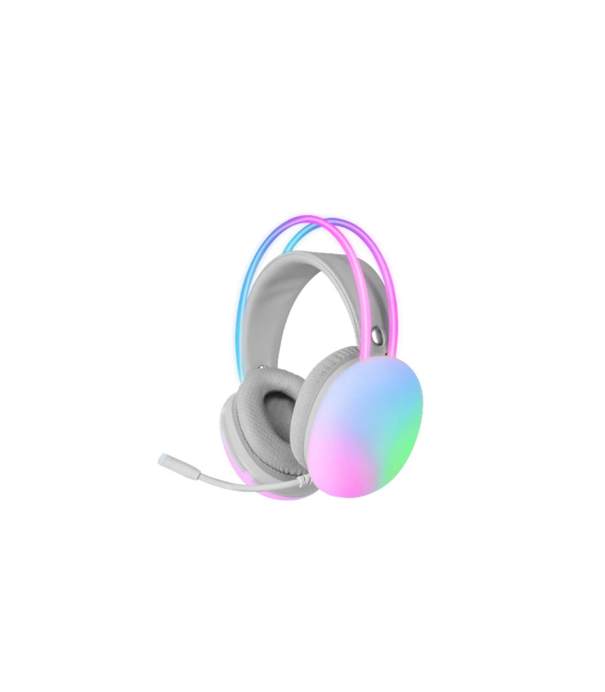 MARSGAMING Auriculares MH-GLOW PC/Ps4-5/xbox White