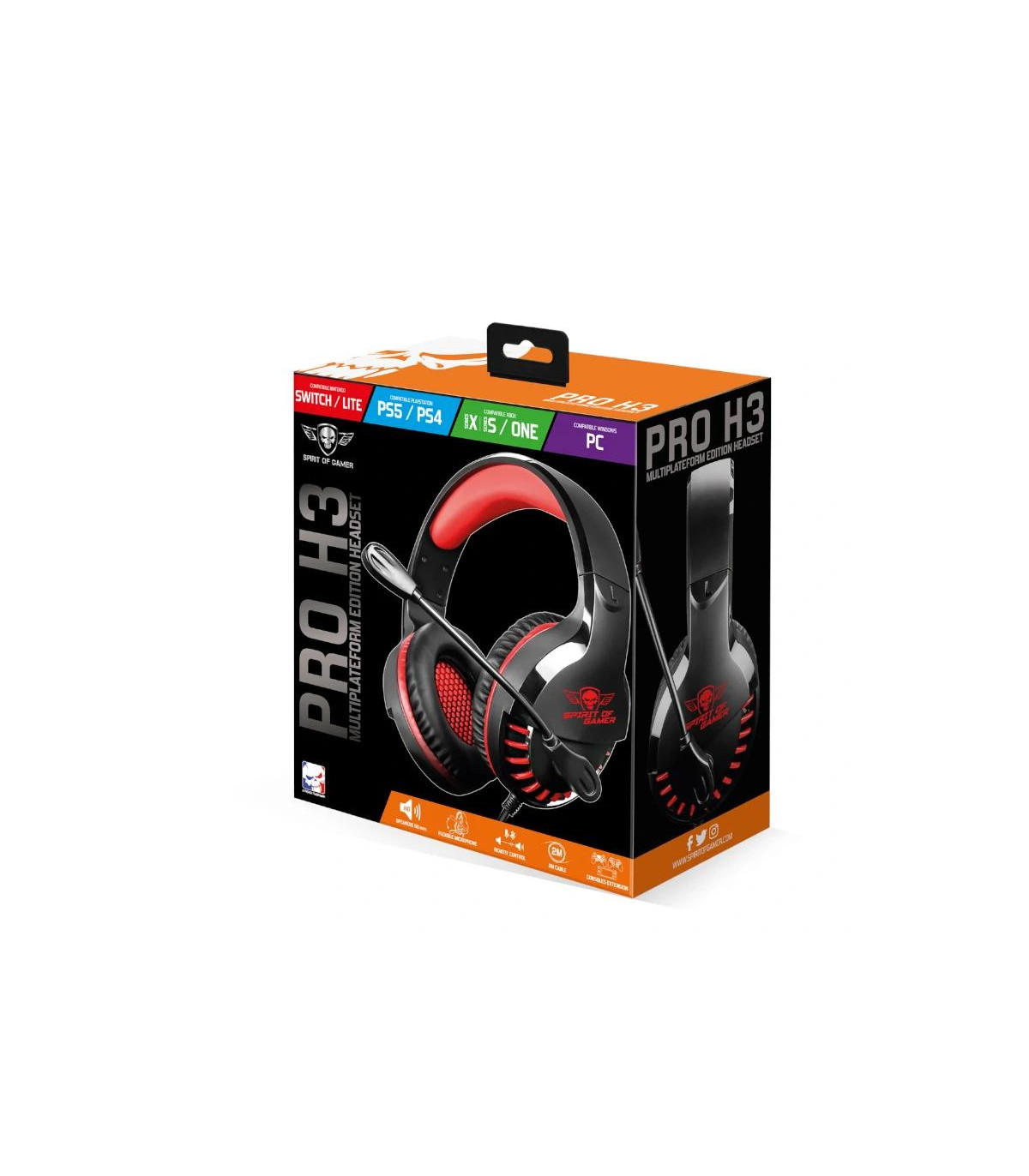 Spirit of Gamer Auricular Pro H3 PC