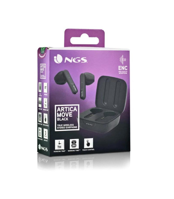 NGS Auriculares Artica Move BT y TW Stereo Black