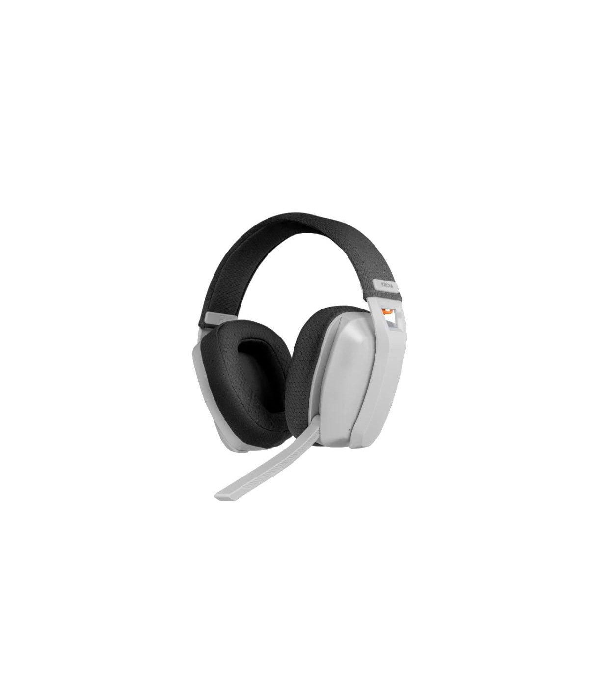 Krom Auriculares Gaming KANJI inalambrico blanco