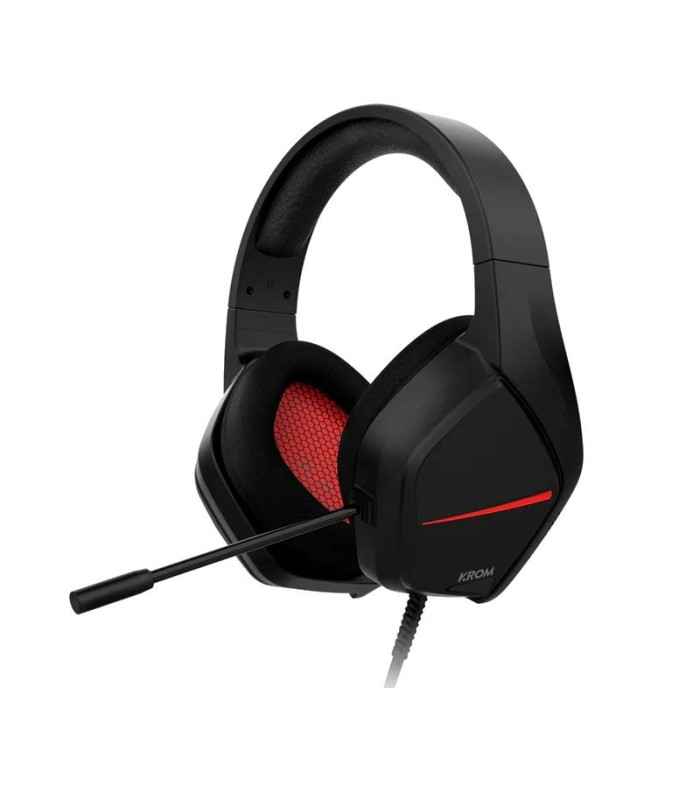 KROM KOPA MOVE AURICULAR GAMNG ESTEREO NEGRO ROJO