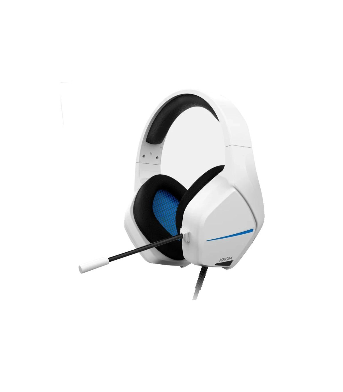KROM KOPA MOVE AURICULAR GAMNG ESTEREO BLANCO AZUL