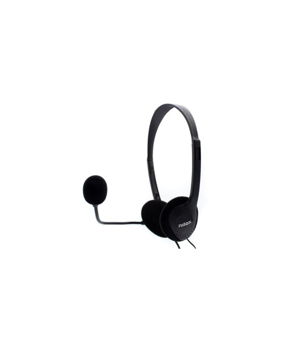 Nilox Auriculares NXCM0000004 Doble Jack Negro