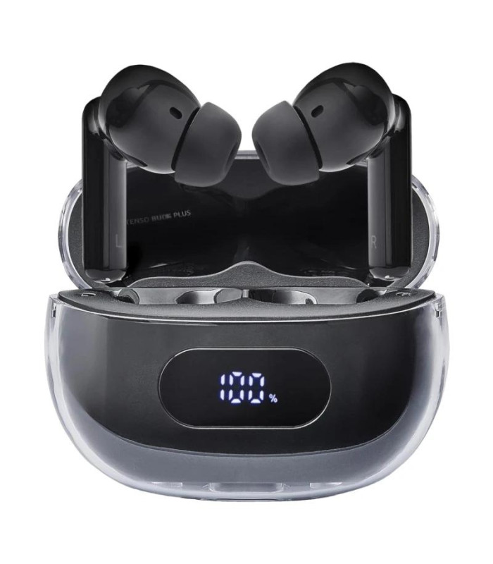 Intenso | Buds Plus Auriculares TWS ANC+ENC| Negro