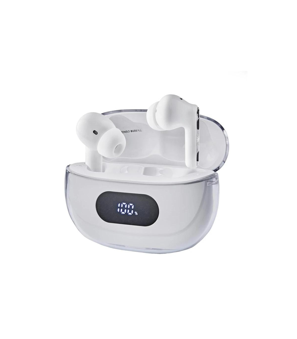 Intenso | Buds Plus Auriculares TWS ANC+ENC| Blanc